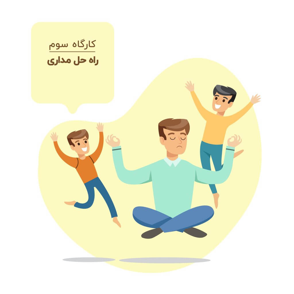 پدری توانسته راه حل مشکلات میان فرزندانش را پیدا کند